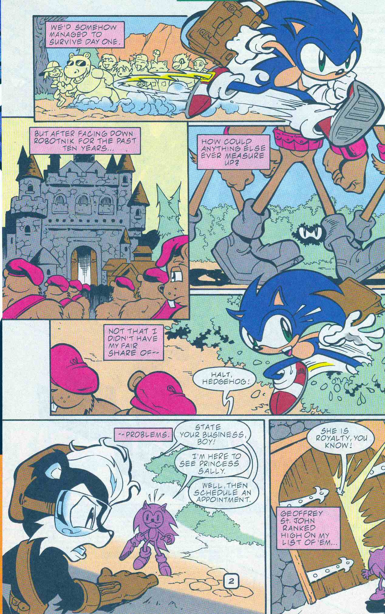 Sonic - Archie Adventure Series May 2001 Page 02